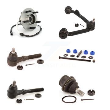 Front Right Hub Bearing Upper Arm Lower Ball Joint Tie Rod Link Kit (6Pc) For Ford F-150 K7T-107457