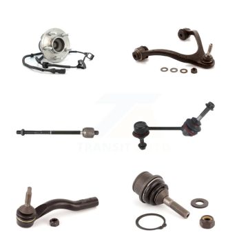 Front Right Bearing Upper Arm Lower Ball Joint Tie Rod Link Kit (6Pc) For Ford Crown Town K7T-107458