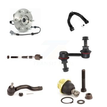 Front Right Bearing Upper Control Arm Lower Ball Joint Tie Rod Link Kit (6Pc) For Nissan K7T-107460