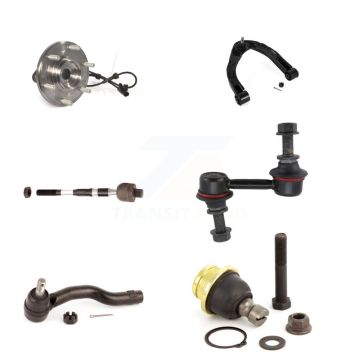 Front Right Bearing Upper Control Arm Lower Ball Joint Tie Rod Link Kit (6Pc) For Nissan K7T-107461