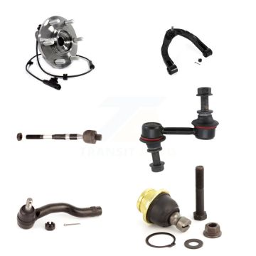 Front Right Bearing Upper Arm Lower Ball Joint Tie Rod & Link Kit (6Pc) For INFINITI QX80 K7T-107463