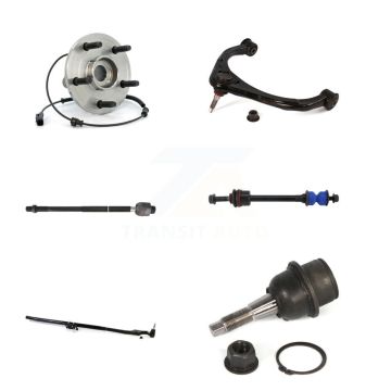 Front Right Bearing Upper Control Arm with BJ Lower Ball Joint Tie Rod Link Kit (6Pc) For K7T-107464