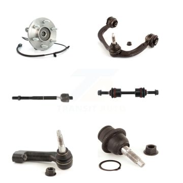 Front Right Bearing Upper Control Arm Lower Ball Joint Tie Rod & Link Kit (6Pc) For Ford K7T-107465