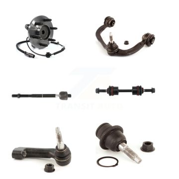 Front Right Bearing Upper Control Arm Lower Ball Joint Tie Rod & Link Kit (6Pc) For Ford K7T-107466