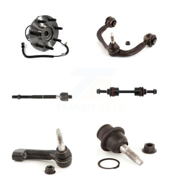 Front Right Bearing Upper Control Arm with BJ Lower Ball Joint Tie Rod Link Kit (6Pc) For K7T-107474