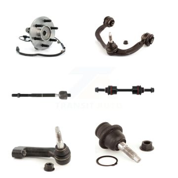 Front Right Bearing Upper Control Arm with BJ Lower Ball Joint Tie Rod Link Kit (6Pc) For K7T-107475