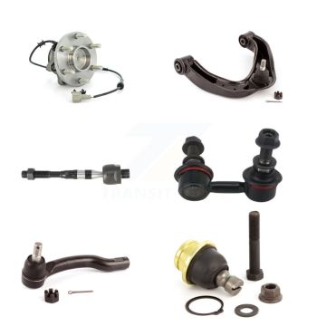 Front Right Bearing Upper Control Arm Lower Ball Joint Tie Rod Link Kit (6Pc) For Nissan K7T-107486