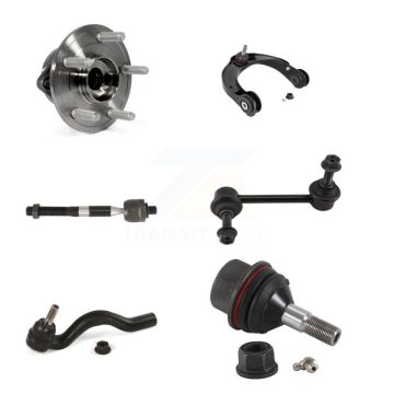 Front Right Bearing Upper Control Arm Lower Ball Joint Tie Rod & Link Kit (6Pc) For Jeep K7T-107488