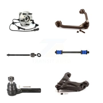 Front Right Bearing Lower Upper Control Arm Tie Rod Link Kit (6Pc) For Ford Explorer Trac K7T-107496