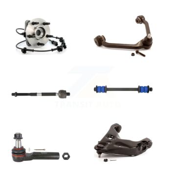 Front Right Bearing Lower Upper Arm Tie Rod & Link Kit (6Pc) For Ford Ranger Mazda B4000 K7T-107509