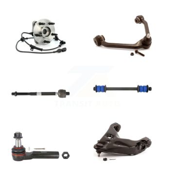 Front Right Bearing Lower Upper Control Arm Tie Rod Link Kit (6Pc) For Ford Ranger Mazda K7T-107512