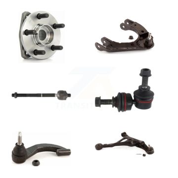 Front Right Bearing Lower Upper Control Arm Tie Rod & Link Kit (6Pc) For Chrysler Sebring K7T-107520