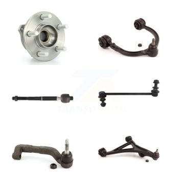 Front Right Bearing Lower Upper Control Arm Tie Rod Link Kit (6Pc) For Chrysler 300 Dodge K7T-107521