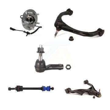 Front Right Bearing Lower Upper Control Arm Outer Tie Rod Link Kit (5Pc) For Ram 1500 4WD K7T-107539
