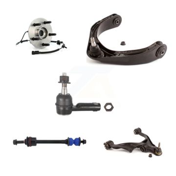 Front Right Hub Bearing Lower Upper Arm Outer Tie Rod & Link Kit (5Pc) For Dodge Ram 1500 K7T-107541