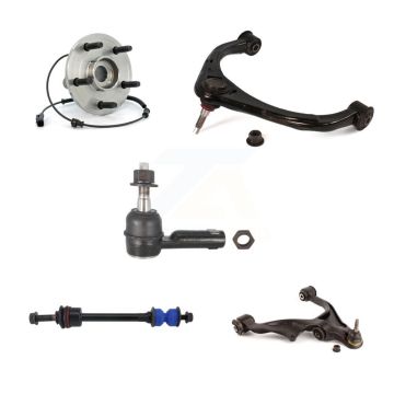 Front Right Bearing Lower Upper Control Arm Outer Tie Rod Link Kit (5Pc) For Ram 1500 4WD K7T-107543