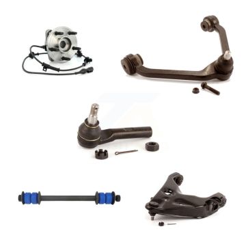 Front Right Bearing Lower Upper Control Arm Outer Tie Rod Link Kit (5Pc) For Mazda B4000 K7T-107545