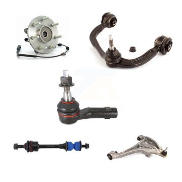 Front Right Bearing Lower Upper Arm Outer Tie Rod & Link Kit (5Pc) For Ford F-150 Lincoln K7T-107557