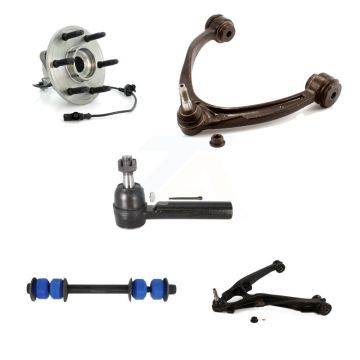 Front Right Bearing Lower Upper Control Arm Outer Tie Rod Link Kit (5Pc) For Chevrolet XL K7T-107559