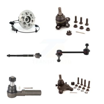 Front Right Bearing Upper Lower Ball Joint Tie Rod Link Kit (6Pc) For Chevrolet Colorado K7T-107593