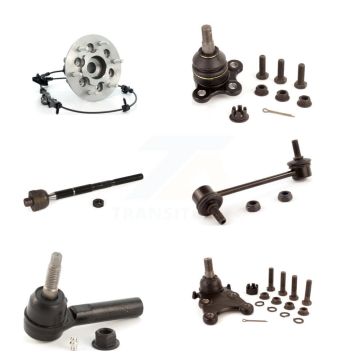 Front Right Bearing Upper Lower Ball Joint Tie Rod Link Kit (6Pc) For Chevrolet Colorado K7T-107594