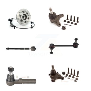 Front Right Bearing Upper Lower Ball Joint Tie Rod Link Kit (6Pc) For Chevrolet Colorado K7T-107595