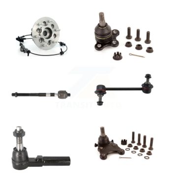 Front Right Bearing Upper Lower Ball Joint Tie Rod Link Kit (6Pc) For Chevrolet Colorado K7T-107597