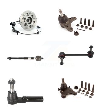 Front Right Bearing Upper Lower Ball Joint Tie Rod Link Kit (6Pc) For Chevrolet Colorado K7T-107598