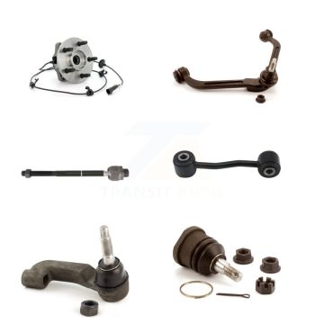 Front Right Bearing Upper Arm Lower Ball Joint Tie Rod & Link Kit (6Pc) For Jeep Liberty K7T-107606