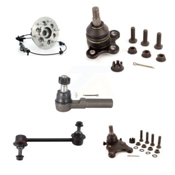 Front Right Bearing Upper Lower Ball Joint Outer Tie Rod Link Kit (5Pc) For Chevrolet GMC K7T-107613