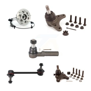 Front Right Bearing Upper Lower Ball Joint Outer Tie Rod Link Kit (5Pc) For Chevrolet GMC K7T-107614