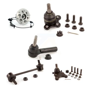 Front Right Bearing Upper Lower Ball Joint Outer Tie Rod Link Kit (5Pc) For Chevrolet GMC K7T-107615