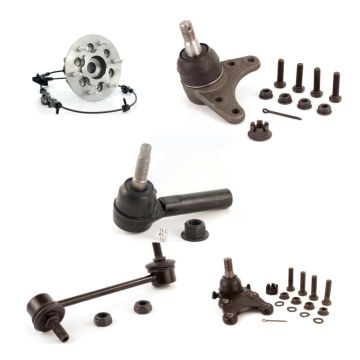 Front Right Bearing Upper Lower Ball Joint Outer Tie Rod Link Kit (5Pc) For Chevrolet GMC K7T-107616