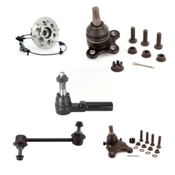 Front Right Bearing Upper Lower Ball Joint Outer Tie Rod Link Kit (5Pc) For Chevrolet GMC K7T-107617