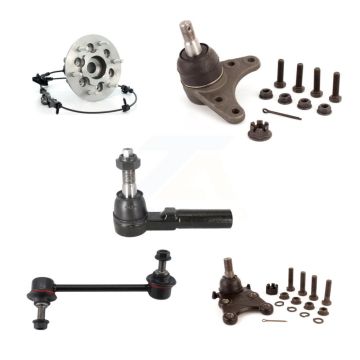 Front Right Bearing Upper Lower Ball Joint Outer Tie Rod Link Kit (5Pc) For Chevrolet GMC K7T-107618