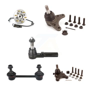 Front Right Bearing Upper Lower Ball Joint Outer Tie Rod & Link Kit (5Pc) For Isuzu i-370 K7T-107626