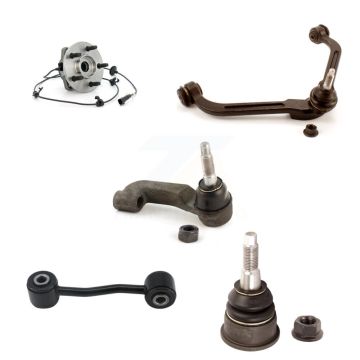 Front Right Hub Upper Arm Lower Ball Joint Outer Tie Rod Link Kit (5Pc) For Jeep Liberty K7T-107632