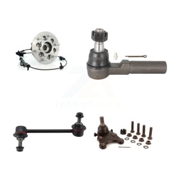Front Right Bearing Lower Ball Joint Outer Tie Rod & Link Kit For Chevrolet Colorado GMC K7T-107638