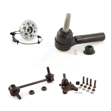 Front Right Bearing Lower Ball Joint Outer Tie Rod & Link Kit For Chevrolet Colorado GMC K7T-107639
