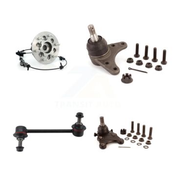 Front Right Hub Bearing Upper Lower Ball Joint Link Kit For Chevrolet Colorado GMC Canyon K7T-107653