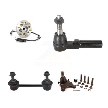 Front Right Bearing Lower Ball Joint Outer Tie Rod & Link Kit For 2008 Isuzu i-370 i-290 K7T-107671