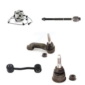 Front Right Bearing Lower Ball Joint Tie Rod Link Kit (5Pc) For Jeep Liberty 4-Wheel ABS K7T-107673