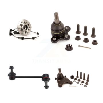 Front Left Hub Bearing Upper Lower Ball Joint Link Kit For Chevrolet Colorado GMC Canyon K7T-107683