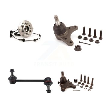 Front Left Hub Bearing Upper Lower Ball Joint Link Kit For Chevrolet Colorado GMC Canyon K7T-107685