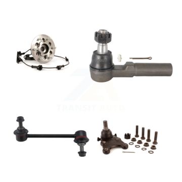 Front Left Hub Bearing Lower Ball Joint Outer Tie Rod Link Kit For Chevrolet Colorado GMC K7T-107697