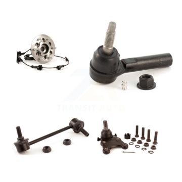 Front Left Hub Bearing Lower Ball Joint Outer Tie Rod Link Kit For Chevrolet Colorado GMC K7T-107698