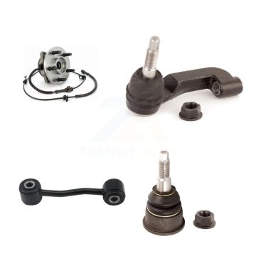 Front Left Bearing Lower Ball Joint Outer Tie Rod & Link Kit For Jeep Liberty 4-Wheel ABS K7T-107700