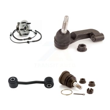 Front Left Hub Bearing Lower Ball Joint Outer Tie Rod Sway Bar Link Kit For Jeep Liberty K7T-107701