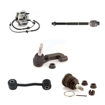 Front Left Bearing Lower Ball Joint Tie Rod & Link Kit (5Pc) For Jeep Liberty 4-Wheel ABS K7T-107709