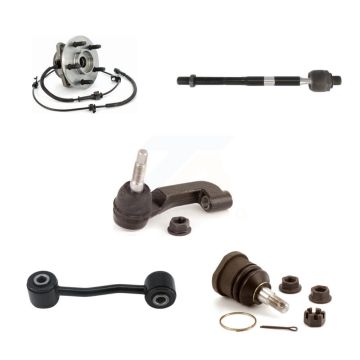 Front Left Hub Bearing Lower Ball Joint Tie Rod Link Kit (5Pc) For 2006-2007 Jeep Liberty K7T-107710